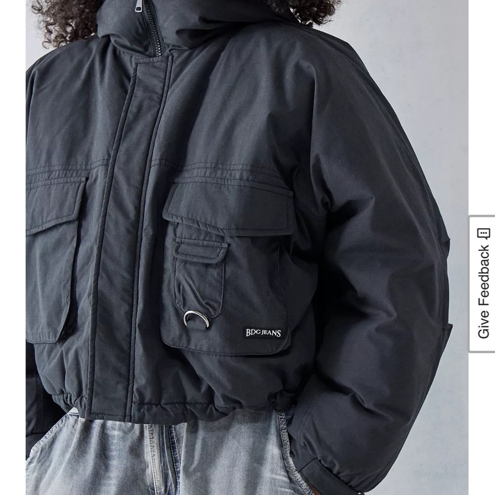 BDG Cropped Utility Coat